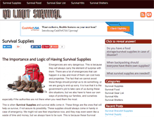 Tablet Screenshot of nolimitsurvival.com